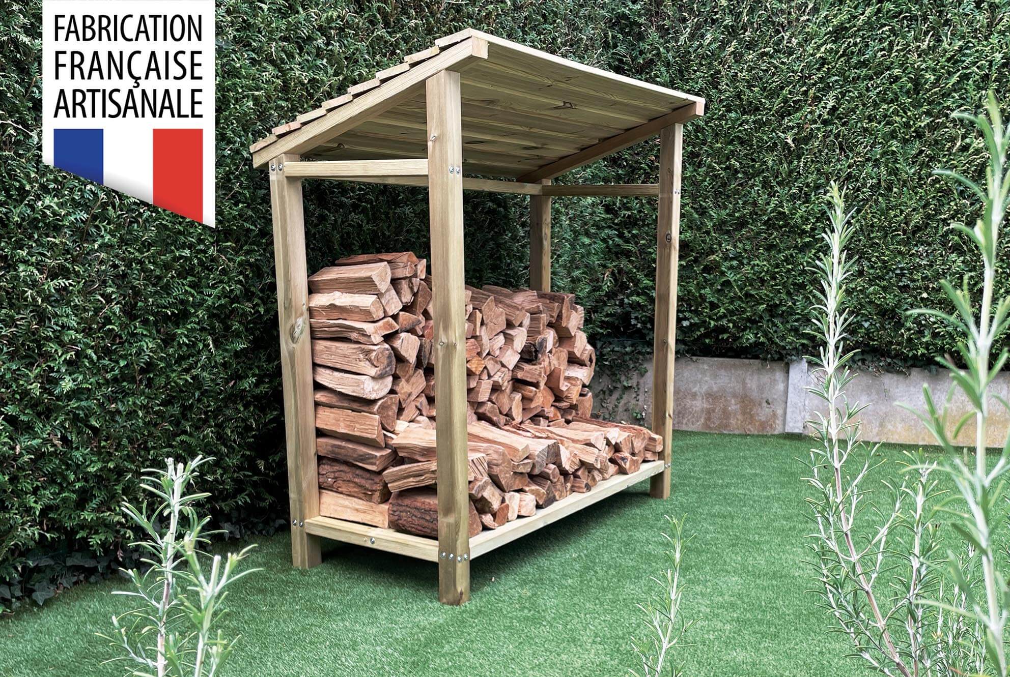 Abris Bois de Chauffage, Range Bûches Extérieur ⚡️ TINY WOOD