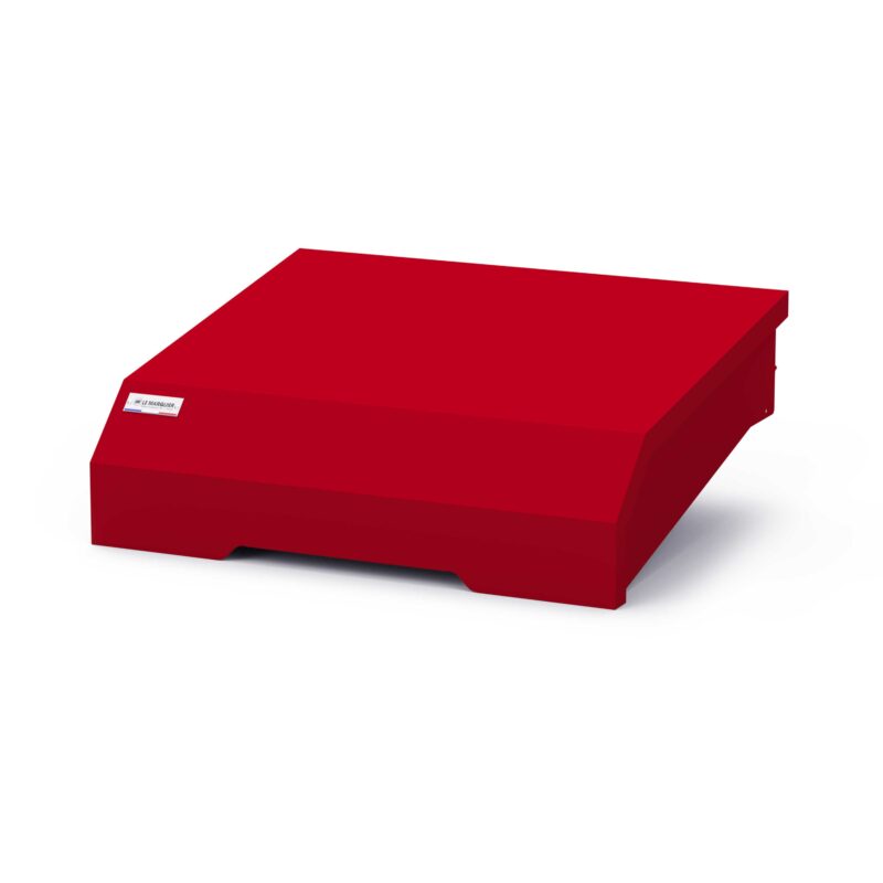 Le Marquier Couvercle pour Plancha Original Adela 60 Gris Rouge