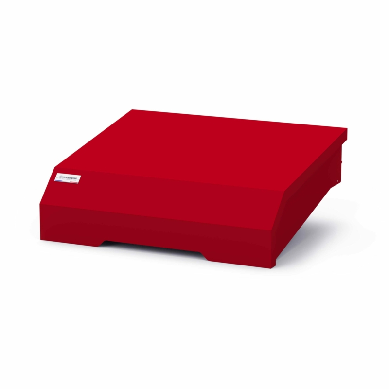 Le Marquier Couvercle pour Plancha Original Adela 60 Gris Rouge