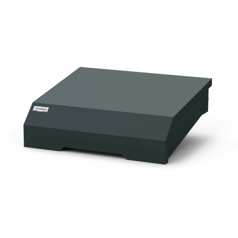 Le Marquier Couvercle pour Plancha Original Adela 60 Gris Ardoise