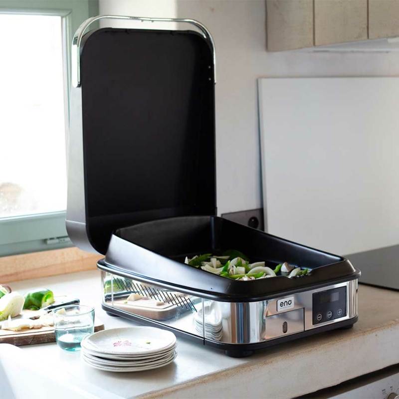 ENO Plancha ENOSIGN 40 Electrique avec Capot-6 pers – Image 4