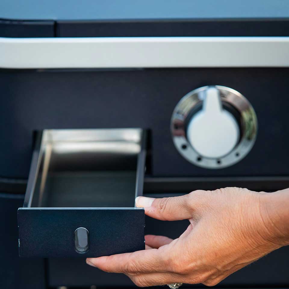 ENO Plancha Gaz ENOSIGN 65 Bleu navy avec Capot-8 pers – Image 5