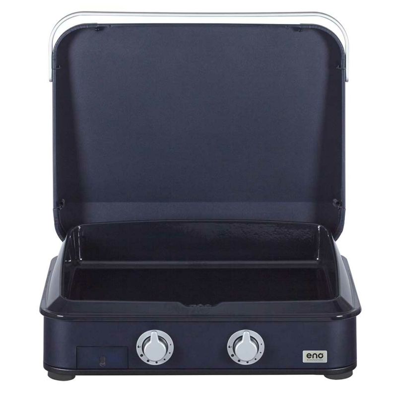 ENO Plancha Gaz ENOSIGN 65 Bleu navy avec Capot-8 pers – Image 2