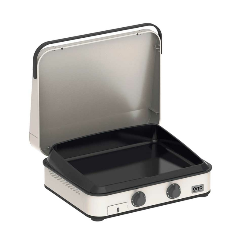 ENO Plancha Gaz ENOSIGN 65 Inox Avec Capot-8 pers – Image 2