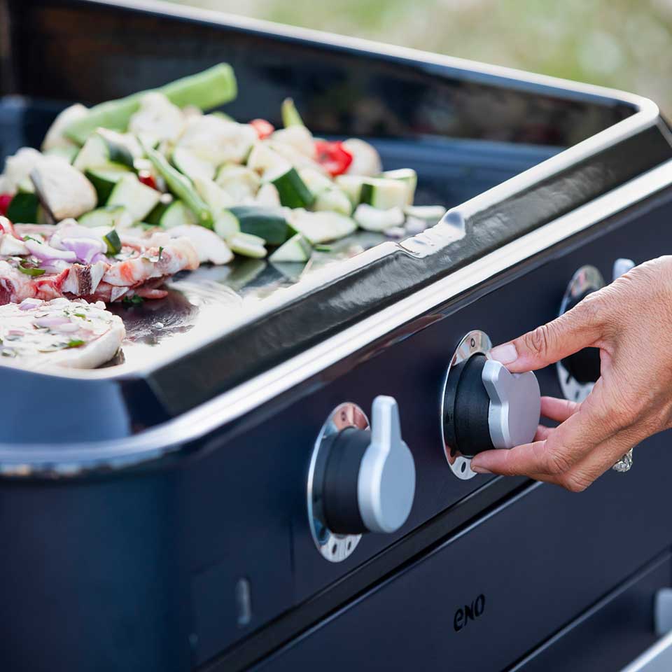 ENO Plancha ENOSIGN 80 Bleu navy avec Capot-12 pers – Image 5