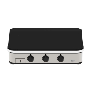 ENO Plancha Gaz ENOSIGN 80 Noire & inox avec Capot- 12 pers – Image 2