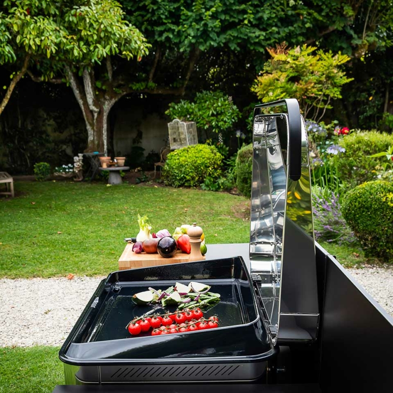 ENO Plancha Gaz ENOSIGN 80 Inox avec Capot-12 pers – Image 5