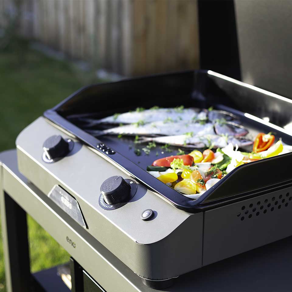 ENO Plancha Gaz FUSION 60 Gris cargo- 8 pers – Image 3