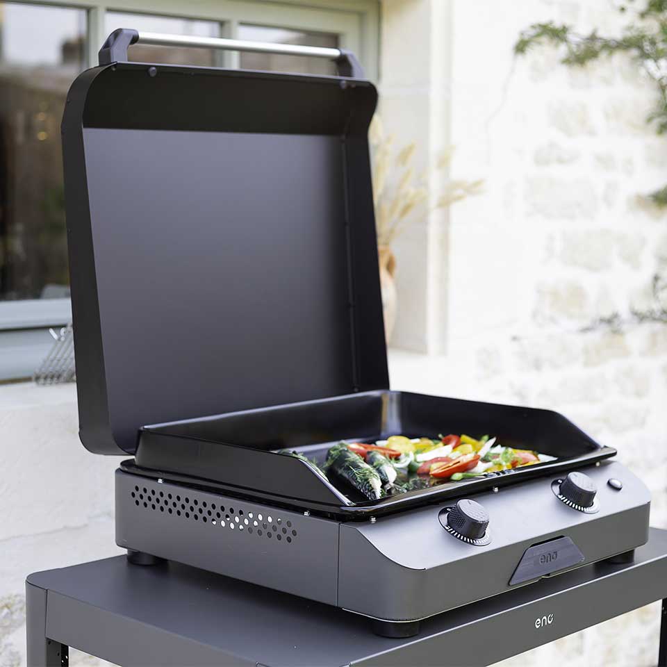 ENO Plancha Gaz FUSION 60 Gris cargo- 8 pers – Image 5