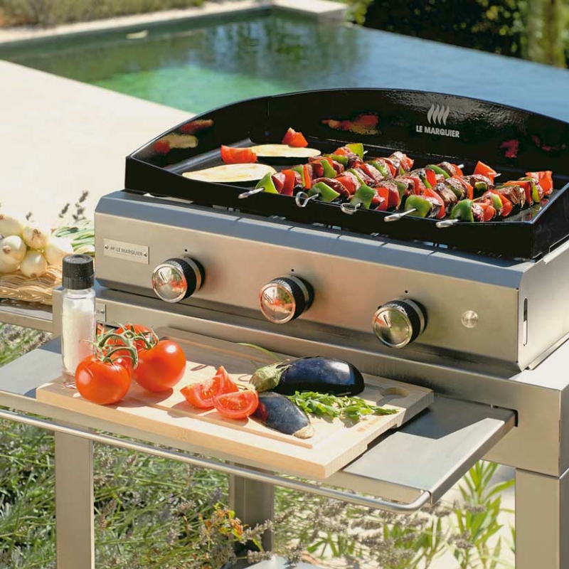 Le Marquier Plancha Exclusive Amalia Gaz 360 Inox-10 pers